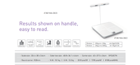 Balance WIFI Revêtement ITO Affichage LED à lecture portable 8 électrodes Impédance Moniteur de santé corporelle Salle de bain Balance de graisse corporelle intelligente