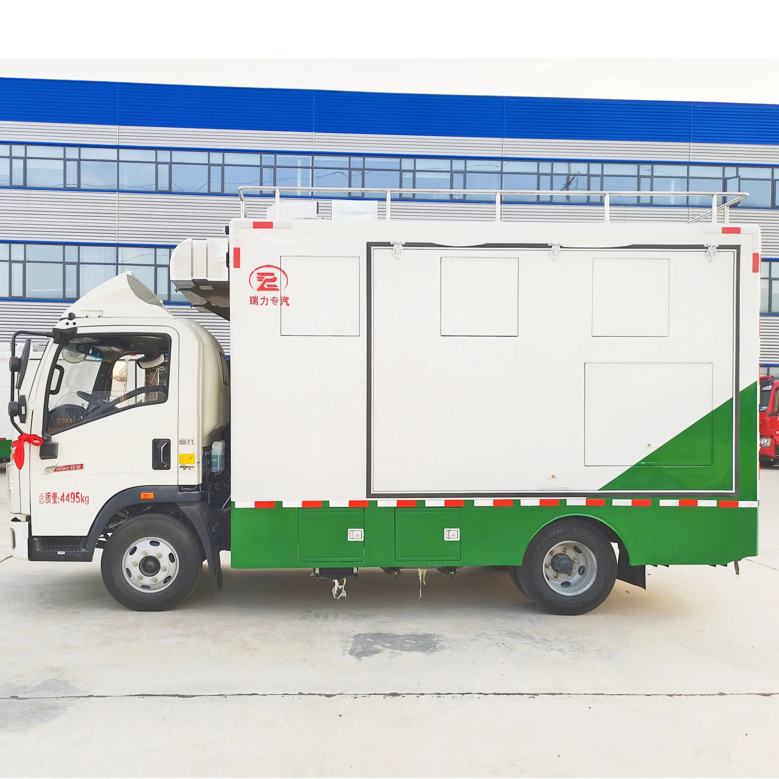 Nueva llegada 4 metros de longitud de venta de alimentos remolque de calle móvil camión de comida tienda de alimentos