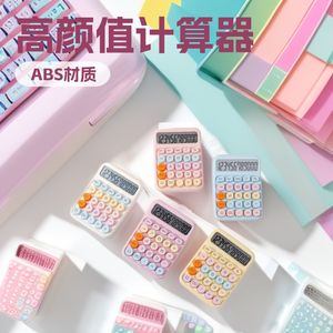 เครื่องคิดเลขขนาดเล็กสีสันสดใส 12 หลัก วัสดุ ABS สำหรับใช้ในสำนักงานและนักเรียน พร้อมฟังก์ชันหน่วยความจำ - Product Image 2