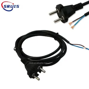 Euro Power Plug AC Power Supply Adapter Cord Cable Lead 3-Prong for Laptop Charger Power Cord
