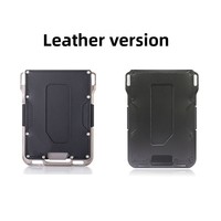 Portefeuille tactique pour permis de conduire et carte d'identité, capacité de 12 cartes, portefeuille en métal avec blocage RFID pour hommes, OEM