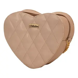 Bolso Cruzado de Maquillaje Fana Sadie Dorado y Nude para Mujer, Bonito Bolso de Hombro ¡¡Para Reventa!! Maquillaje Lisa Gold - Product Image 3