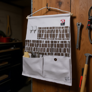 MNJ 7-Compartment Storage Bag With Hooks For Wall Hanging Organizing Tools And Supplies - Product Image 3