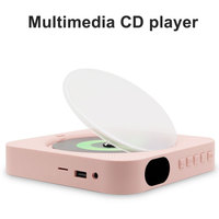 Lecteur CD de bureau moderne avec haut-parleurs intégrés, lecteur de musique multifonction pour chambre à coucher, système audio domestique