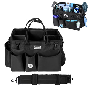 Chzuober Cleaning Tool Bag Multi Compartment Waterproof Crossbody Waist Pack For Household Use - Product Image 5