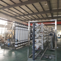 Équipement de traitement de l'eau déionisée RO+EDI industriel, machine à eau ultra pure personnalisée pour les processus de production d'énergie nouvelle
