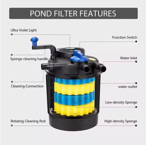 CPF série en plein air aquaculture pisciculture traitement de l'eau étang Bio filtre à pression écologique <span class=keywords><strong>Koi</strong></span> étang éponge filtre UV Tube - Product Image 6