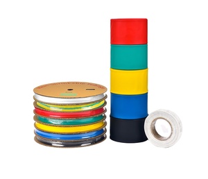 Rouleaux de gaine thermorétractable 1KV de haute qualité 8,0 mm, <span class=keywords><strong>manchon</strong></span> thermorétractable en <span class=keywords><strong>PVC</strong></span> coloré 2:1, tube isolant thermorétractable - Product Image 1