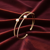 Bracelet Bohème Fait Main Nouvelle Tendance Bijoux Exagérés Punk Double Couche Perles Boho Fiançailles Bracelet Chinois