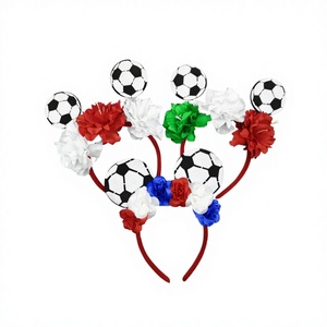 Occhiali con Fascia per Capelli a Forma di Pallone da Calcio, Design Originale 2025, Fatti a Mano in Plastica/Resina per Tifosi e Feste - Product Image 1