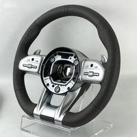Volant en cuir marron pour Mercedes Benz W205 W206 W213 W222 W223 W167 X253 C257 C118 W463 V167 X247 C238