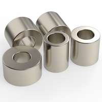 Magnet Neodymium NdFeB N52 Pemasok Magnet Pipa Tabung Koil Industri untuk Material Magnetik Kuat dan Proyek Kustom