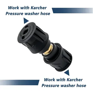 Pieza de limpieza de lavadora de alta presión Car Wash M22 Adaptador de ajuste rápido para <span class=keywords><strong>pistola</strong></span> Karchers y conexión de manguera de lavadora eléctrica - Product Image 2