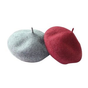 Vente en gros de béret français de haute qualité pour adultes bérets d'hiver en laine chapeau béret en <span class=keywords><strong>tricot</strong></span> chaud à la mode pour femmes fêtes pêche - Product Image 4