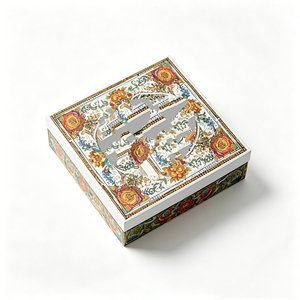 Portable Collapsible Gift <b>Box</b> Lightweight Cardboard <b>Box</b> For Christmas New Year <b>Party</b> Decoration - Product Image 4