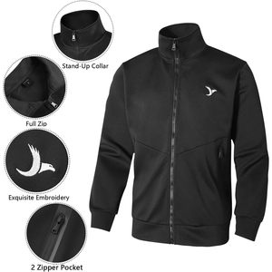 Ensemble de survêtement pour homme, 2 pièces, manches longues, tenue de sport athlétique, respirante, pour l'automne - Product Image 4