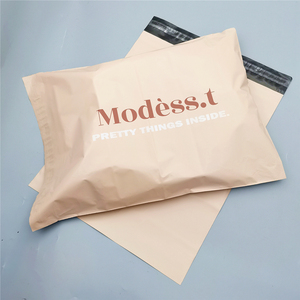 Custom logo nude eco friendly plastic poly mailer bag clothing packaging Shipping bags for clothes mailing bags