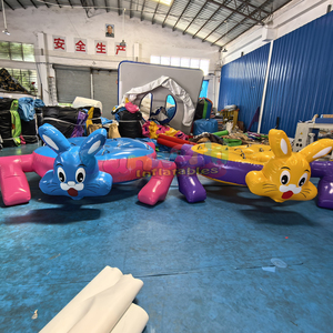 Jeu de course tortue-lapin gonflable interactif super amusant pour activités de team building en plein air - Product Image 6