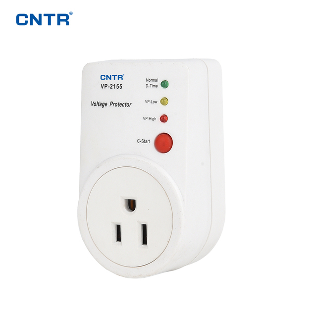 2155 10A 110V 120V US Socket Voltage Protector Voltage Relay Automatic Voltage Switcher Surge Protector A/C Guard Aircon Guard