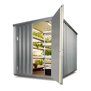 Customizable Grow Container Intelligent Vertical Farm Agricultural Equipment for Indoor Medical Plants Cultivation