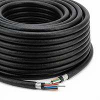 Kabel Serat Optik Lapis Baja Luar Ruangan Xinhaoze GYTA/GYTS 4 6 12 24 Core Single Mode untuk Penggunaan Industri & Kereta Api Garansi 1 Tahun