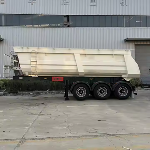 Semi-remorque benne basculante en acier robuste en forme de U à prix compétitifs, capacité supérieure à 30 000 kg - Product Image 4