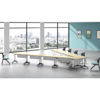 Nouvelle table de conférence de formation Table de formation Bureau pliant multifonctionnel