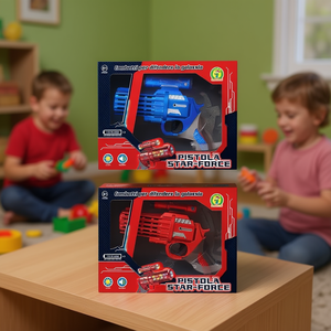 Pistolet jouet Star Force Light Sound Rouge Bleu 24x18x6 Cm - Product Image 3