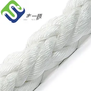 Polypropylene 8 Strand Braided 56mm*220m Floating Rope For Ship Mooring Barging