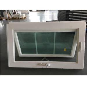 Piezas de manivela abatibles de estilo de lujo alemán de vinilo superior de diseño personalizado ventanas de ideas de diseño abatibles UPVC - Product Image 4