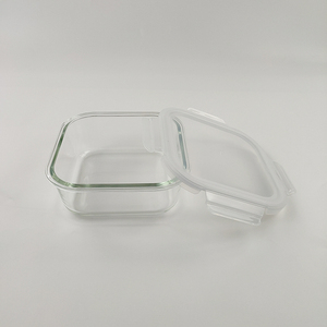 1100ML a prueba de fugas hermética de la preparación de la comida contenedores de vidrio <span class=keywords><strong>para</strong></span> alimentos con tapa de PP - Product Image 6