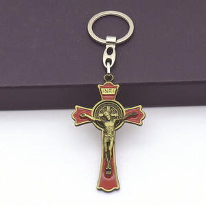 Collection <span class=keywords><strong>Dreamwork</strong></span> Cross, vente flash, pendentif de voiture, ornements à suspendre pour sac, alliage métallique, croix religieuse, porte-clés, accessoires de bijoux - Product Image 3
