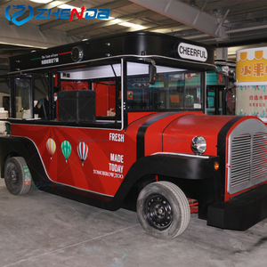 ZD-FT32 Tournée en Angleterre noir et rouge camion de nourriture Usine Alimentaire en Gros Camion Remorque de Chariot de Nourriture Mobile de Rue - Product Image 2