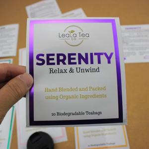 Rollo de impresión personalizado para lavar la cara y el mango con etiqueta de cuidado o cuidado de la <span class=keywords><strong>piel</strong></span> Material adhesivo privado Impresión de etiquetas de botellas - Product Image 2