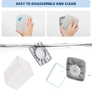 Clear Large Capacity Airtight Kitchen Canisters Plastic Cereal Storage Containers <b>with</b> <b>Lids</b> for Dry Food <b>Small</b> Size Kitchenware - Product Image 5