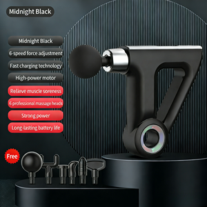 Bulk Order LED Atmosphere Light 6 Speeds <strong>Masager</strong> Electric Massager Body Gun Massager Body Massager Gun for Home Relaxation Use - Product Image 4