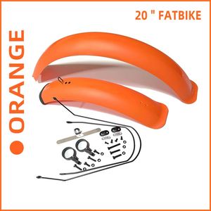 Garde-boue <span class=keywords><strong>Fat</strong></span> <span class=keywords><strong>Bike</strong></span> 20/24/26 * 4.0 pouces VTT Neige 26x4 Vélo Couverture Complète Ailes Garde-boue Accessoires Vélos - Product Image 3
