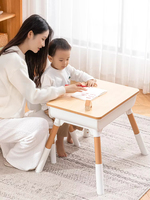 Ensemble de table et de chaises d'étude pour enfants en bois moderne pour la maternelle, l'école, la crèche, la chambre à coucher, les meubles pour enfants