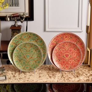 Best-seller Assiettes à dîner et à dessert de luxe en porcelaine osseuse série V meilleures ventes - Product Image 2