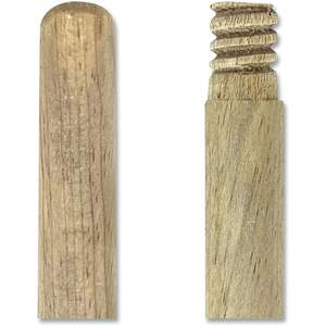 Escoba Boardwalk 932ACT Angler con mango de madera amarillo de 53 pulgadas y cerdas de plástico, 12 unidades por caja - Product Image 1