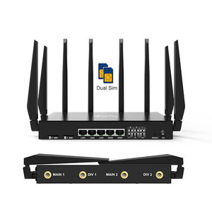 Không dây LTE CPE SMA ăng-ten băng tần kép 1266Mbps Wifi 4 cổng LAN 4G <span class=keywords><strong>ROUTER</strong></span> 4G industriel Modem Wifi Sim Thẻ - Product Image 2