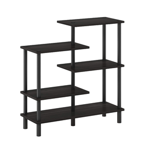 5-Tier Grey/Black Metal Round Shape Standing Type Display <b>Rack</b> 5-Layer Rotating <b>Spice</b> <b>Rack</b> for Any Room Multipurpose Shelf - Product Image 4