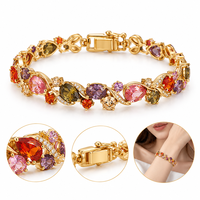 Bracelet chaîne multi-pierres délicat Mosen ODM, idéal pour le quotidien, les rendez-vous et les cadeaux d'amitié pour les fêtes.