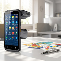 Escáner de Códigos QR 2D NFC OEM, PDA Industrial Resistente con Android 15, Colector de Datos con Lector RFID UHF de Largo Alcance