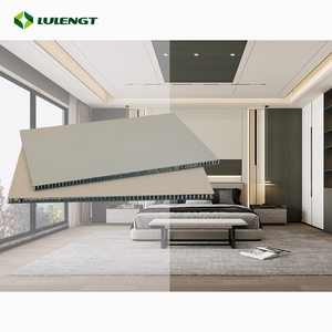 Lulengt 8mm tùy chọn nhiều màu 1180x2600mm bảng chống cháy bảng tường thân thiện với môi trường nhôm tổ ong & bảng tổng hợp thép - Product Image 3