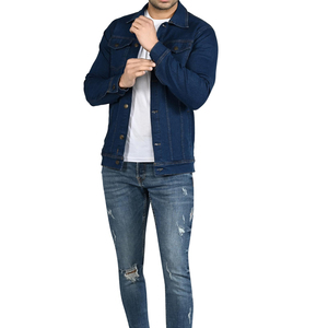 Veste en jean pour homme de haute qualité, style streetwear, hiver, col montant, écologique, imperméable et respirante - Product Image 5