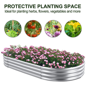 Kim Loại Lớn lên planter giường mạ kẽm lớn lên giường vườn cho rau - Product Image 2