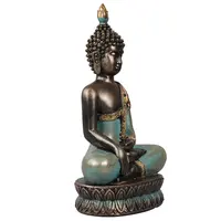 Statue de bouddha en résine, vente en gros, d'usine, chinois, zen, méditation, décoration pour la maison, salon, vente en gros
