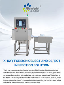 Röntgen-Lebensmittel-Oberflächen-Gold-Mensch-Haar-Lebensmittel-Chemikalien-Detektor-Maschine 1 Jahr Garantie 220V/380V IP66-Schutz - Product Image 5