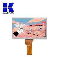 Pantalla LCD Personalizable de 7 Pulgadas, Panel HMI de 800*480, Módulo de Pantalla TFT RGB con Superficie Antideslumbrante y Retroiluminación LED